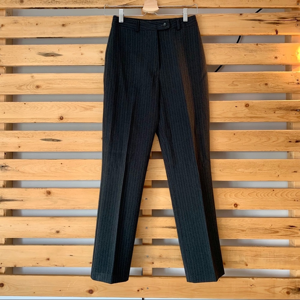 High waist gray pants